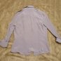 Rochas classic silk button-down blouse with front pockets