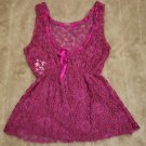 Moschino floral lace and ribbon tank Moschino floral lace and ribbon tank