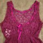 Moschino floral lace and ribbon tank