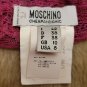Moschino floral lace and ribbon tank