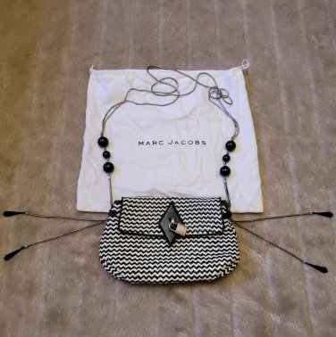 Marc Jacobs Collection Italian woven crossbody with engraved lock