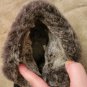 ACORN Faux Chinchilla Bootie II slippers almost new