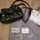 As new Balenciaga Neo mini city special edition pin-embellished w/ tags receipt As new Balenciaga Neo mini city special edition pin-embellished w/ tags receipt