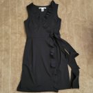 Diane Von Furstenberg classic wrap dress with ruffle trim and easy material Diane Von Furstenberg classic wrap dress with ruffle trim and easy material