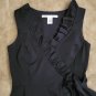 Diane Von Furstenberg classic wrap dress with ruffle trim and easy material