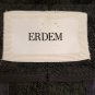Erdem Sydney trouser jacquard damask black tailored pants