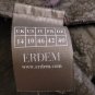 Erdem Sydney trouser jacquard damask black tailored pants