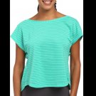 NEW tags ASICS Studio Cleo Pop Double Wrap Short Sleeve T-Shirt
