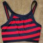 DKNY striped top bikini, fuller coverage with removable pads