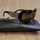 Lanvin blinged out rhinestone sunglasses with case