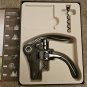 NEW boxed Peugeot Baltaz steel Corkscrew wine bottle opener, in color Basalte
