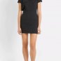 Maje Fanny ruffle trim sheath dress