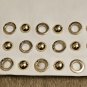 NEW tags Michael Kors COLLECTION RUNWAY skirt with grommets and large beads