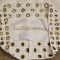 NEW tags Michael Kors COLLECTION RUNWAY skirt with grommets and large beads