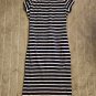 Barbour Striped Bayside Drawcord-Waist Midi Dress