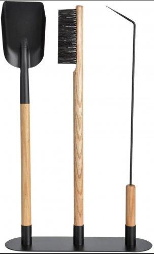 NEW box Esschert Design FF208 Modern Fire Place Standing Tools