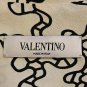 Valentino Couture Covered Button Button Down Textured Blouse