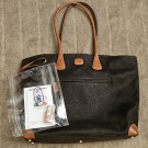 Bric's Large Elena Shopper Travel Bag In Olive, Connects To Spinner, Laptop Sect