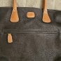 Bric's Large Elena Shopper Travel Bag In Olive, Connects To Spinner, Laptop Sect