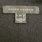 Ralph Lauren Black Label All Cashmere Sweater With Leather Elbow Patches
