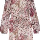 IRO All Silk Deylfe Dress With Layered Silk Ruffle Accents