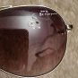 Classic Betsey Johnson Gold Aviator Sunglasses
