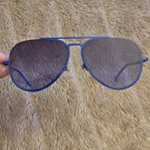 Marc Jacobs Classic Unisex Thin Frame Blue Aviator Sunglasses Marc Jacobs Classic Unisex Thin Frame Blue Aviator Sunglasses