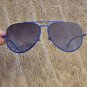 Marc Jacobs Classic Unisex Thin Frame Blue Aviator Sunglasses