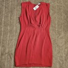 New Tags Iro Valeria Sleeveless Dress In Framboise