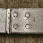 Michael Michael Kors Genuine Leather Snakeskin Print Belt With Silver Hardware