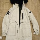 NEW Tags Gertrude Gaston Winter Military Parka With Faux Fur Trim