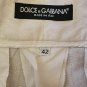 Dolce & Gabbana Classic Low-rise Boot Cut Linen Pants