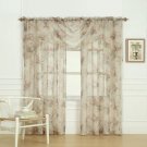 NEW Package Laura Ashley Stowe Sheer Curtain with Rod Pocket, Panel Measures 72"