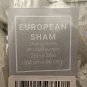 NEW Package Waterford MARQUIS BY WATERFORD Warren Euro Sham In Sage Green