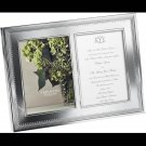 NEW real SILVER-PLATED Vera Wang Wedgwood Grosgrain keepsake photo frame NEW real SILVER-PLATED Vera Wang Wedgwood Grosgrain keepsake photo frame