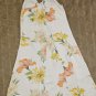 H&M Super Breezy Light Strappy Dress In White Floral