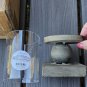 NEW Box Stonebriar Zinc Metal Pillar Candle Holder w/ Removable Glass  Hurricane