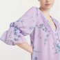 Cinq A Sept Jennings Ruffled Sleeve Blouse In Floral Lilac