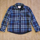 Orvis Plaid Fleece Lined Flannel Shirt, Shacket, Snap Front