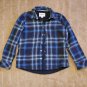 Orvis Plaid Fleece Lined Flannel Shirt, Shacket, Snap Front