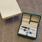 NEW box WOLF Green Travel Jewelry Box With Included Travel Manicure Set NEW box WOLF Green Travel Jewelry Box With Included Travel Manicure Set