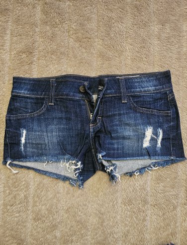 Siwy Classic Embroidered Pocket Denim Short Shorts