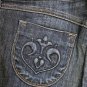 Siwy Classic Embroidered Pocket Denim Short Shorts