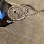 NEW Roberto Cavalli Cicno Serpent Sunglasses With Original Case, Literature Wipe