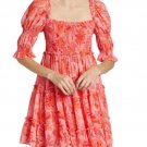 cinq a sept Jacky Floral Puff-Sleeve Mini Dress With Smocked Top cinq a sept Jacky Floral Puff-Sleeve Mini Dress With Smocked Top