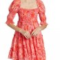 cinq a sept Jacky Floral Puff-Sleeve Mini Dress With Smocked Top