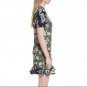 Ted Baker Hoster Ruffle Trim Neoprene Floral Dress