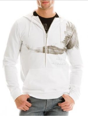 *NEW* Armani Exchange Hoodie Zip-up Jacket Shirt AX Size L Large