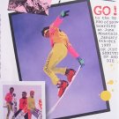1989 OCEAN PACIFIC snowboard Team 1980s Photo Print Ad