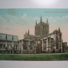 Hereford Cathedral Church England Vintage Postcard